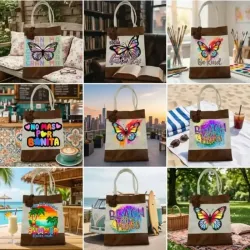 Carteras de lienzo y piel