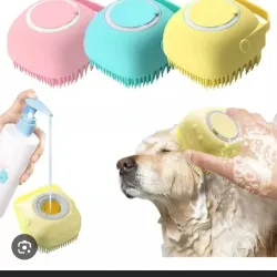 Cepillo dispensador Baño de Mascotas