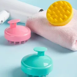 Cepillo Masajeador de Silicona para Cuero Cabelludo💆🏻‍♀️