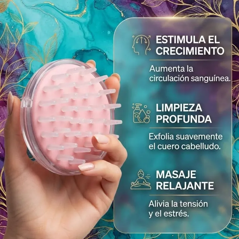 Cepillo masajeador del cuero cabelludo
