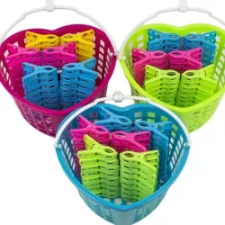 Cesta con horquillas 48 horquillas