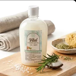 🌴CHAMPÚ "VITAL" DE COCO Y ROMERO 500 ML🌿