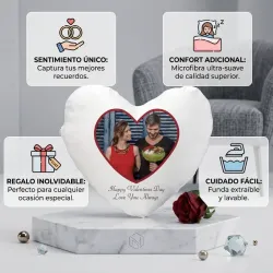 Cojines  Personalizados en Forma de Corazón