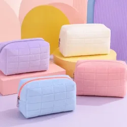 Cosmetiqueras Acolchadas de Felpa💖