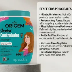 Crema 2 en 1 Cachos Controlados 1 kg 🔖✨