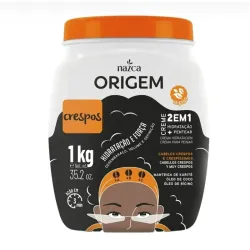 Crema 2 en 1 Para Cabellos Crespos 1kg