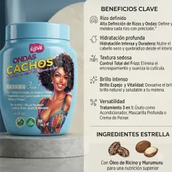 Crema 3 en 1 Para Rizos👩🏻‍🦱 1kg