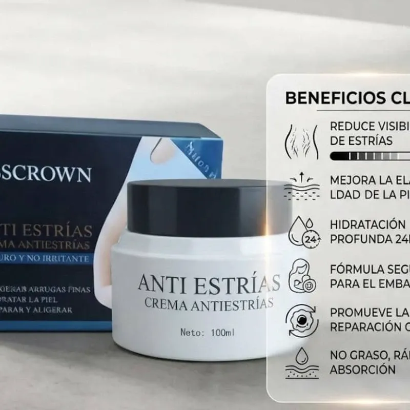 Crema anti estrías Kiss Crown