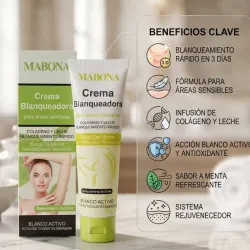 Crema blanqueadora Mabona para áreas sensibles