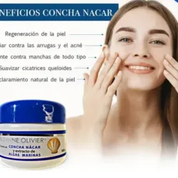 CREMA CONCHA NACAR Y EXTRACTO DE ALGAS 160G