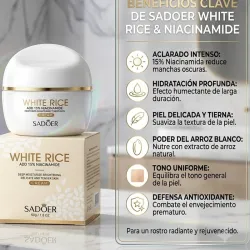 ✨ Crema de Arroz y Niacinamida 15%  50 g ✨