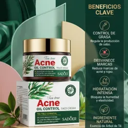 Crema Facial Té Verde Acné Control💚