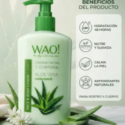 Crema Facial y Corporal de Aloe Vera 444ml