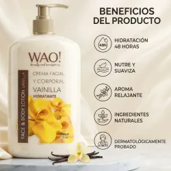 Crema Facial y Corporal Vainilla 444ml 🔖