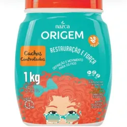 Crema hidratante para controlar el cabello rizado 1 kg