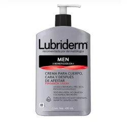 CREMA LUBRIDERM PARA CUERPO CARA Y DESPUÉS DE AFEITAR