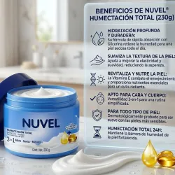 Crema Nuvel , Hidratación profunda 💦 🔖✨