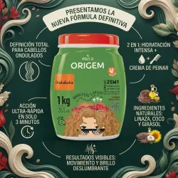 Crema Origem 2 en 1 Ondulados 1kg 🔖