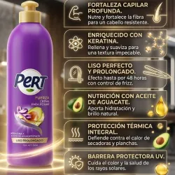 Crema para peinar Pert keratina y aceite de aguacate 🥑