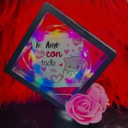 Cuadro con luz personalizado