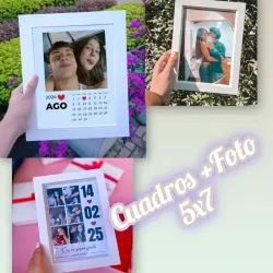Cuadros 5x7 pulgadas , foto + Cuadro ,