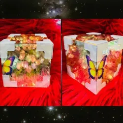 Cubos de tulipanes infinitos pequeños