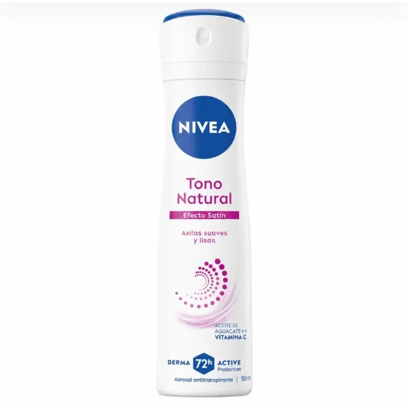 Desodorante Nivea tono natural efecto satín en aerosol
