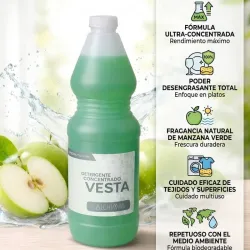 Detergente Concentrado Multiusos "VESTA" 1L - En POMO