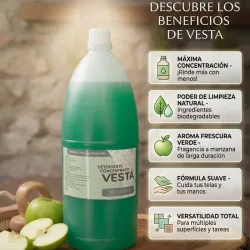 Detergente Concentrado Multiusos Vesta 2 litros ✨🔖
