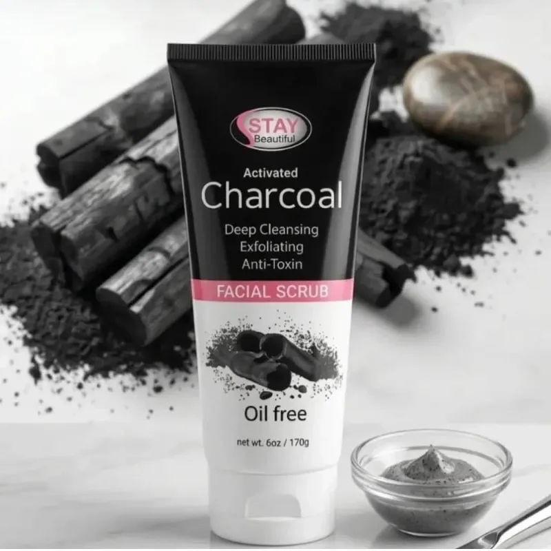 Exfoliante Facial de Carbón Activado 🔖