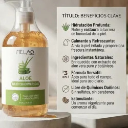 Gel de Baño de Aloe Vera 500ml