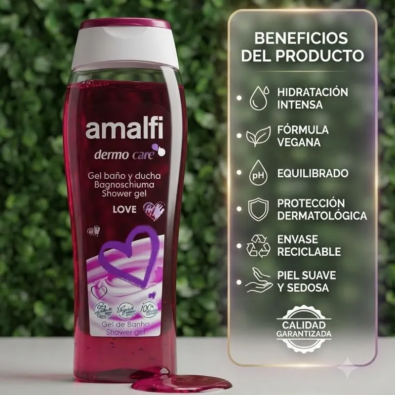 Gel de Baño y Ducha Amalfi Dermo Care - LOVE