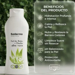 🫧Gel de Baño y Ducha Sadermo - Aloe Vera