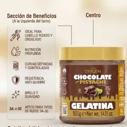 Gel de Pistacho y Chocolate🍫 formato : 500g