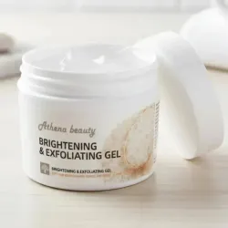 Gel exfoliante y blanqueador con arroz para pies