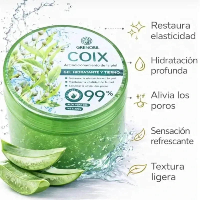 Gel hidratante Grenobil con aloe vera