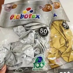 Globos cromados , plateado y dorado ✨️🎊🎈