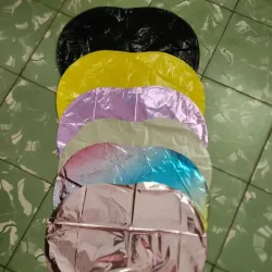Globos en forma de corazón, de colores ❤️💚💙💙❤️♥️🤍