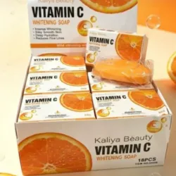 Jabón aclarante Kaliya Beauty con vitamina C 🍊