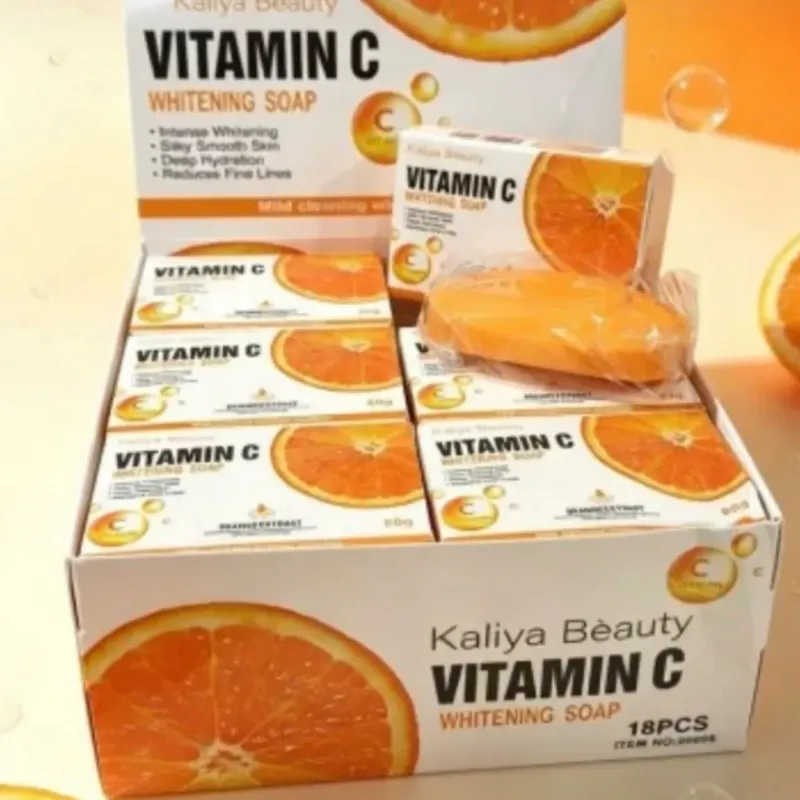 Jabón aclarante Kaliya Beauty con vitamina C 🍊