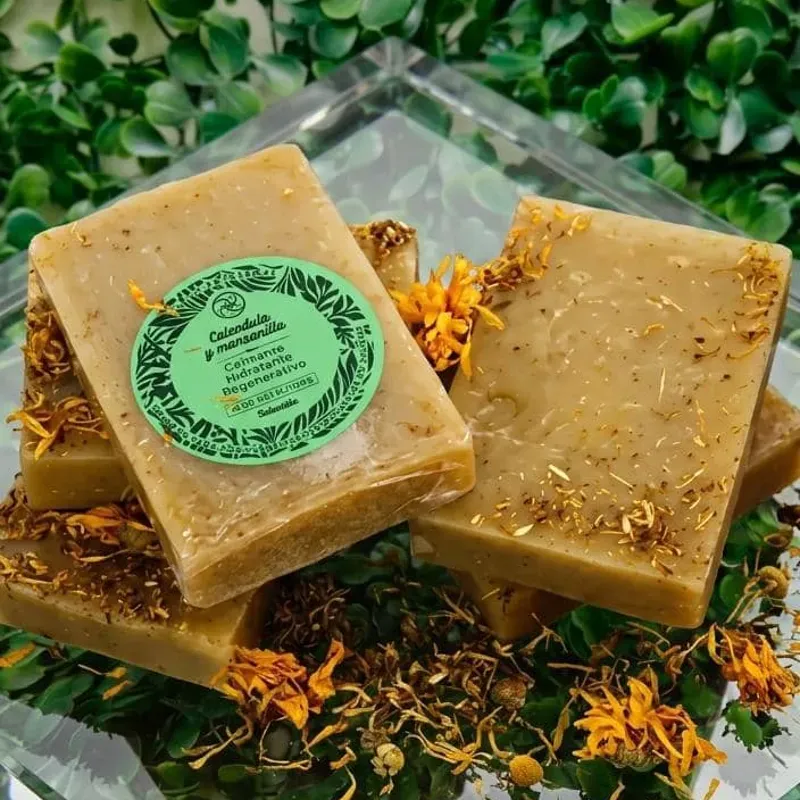Jabon de Caléndula y Manzanilla