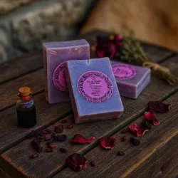 Jabon Flor Jamaica y Vino tinto