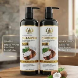 Juego de Shampoo y Acondicionador Coco🥥 900ml