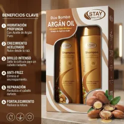 Juego de Shampoo y Acondicionador de Argan
