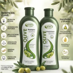 Juego de Shampoo y Acondicionador de Olive🫒