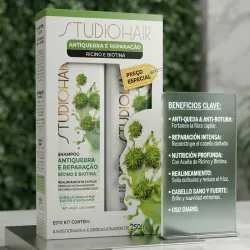 Juego de Shampoo y Acondicionador de Ricino y Biotina