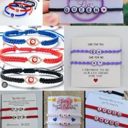 Juegos de Pulseras tejidas