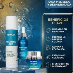 Kit Facial Nevada Ácido Hialurónico de 3 piezas