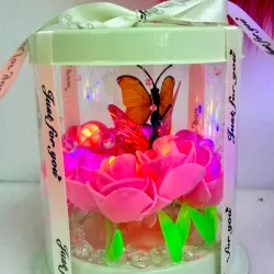 Lámpara de rosas 🌹