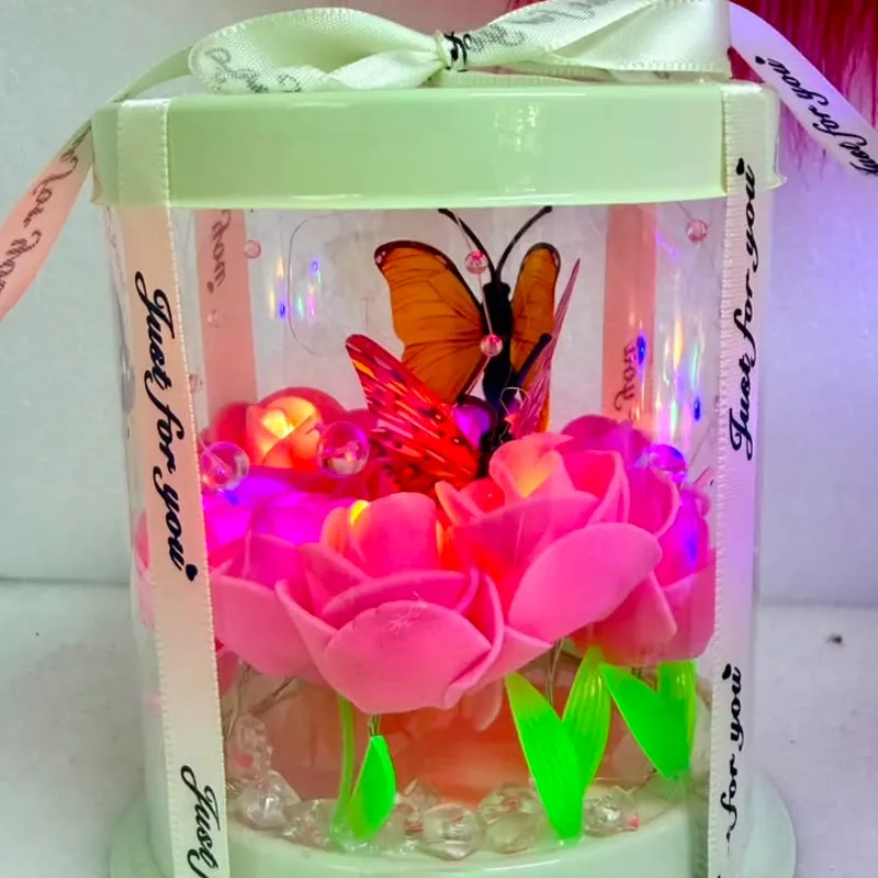 Lámpara de rosas 🌹